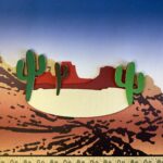 MOUNTAIN CACTUS Red Rock Mt. Charleston Grand Canyon Travel Laser Cut - Image 4