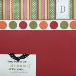 Premade DREAM DOTS (2) 12”X12” Scrapbook Pages
