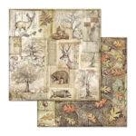 Stamperia FOREST MAXI PAD 12"X12" Scrapbooking Paper Pack - Image 10