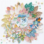 Jen Hadfield Flower Child ORANGE YOU HAPPY 12”X12” Scrapbook Paper - Image 2