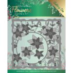Jeanine’s Christmas Flowers POINSETTIA  FRAME Cutting Die