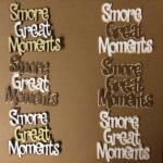 S’MORE GREAT MOMENTS Camping Smore Scrapbook DieCuts - Image 5