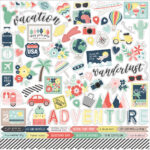 Echo Park AWAY WE GO 12"X12" Scrapbook Collection Kit - Image 2