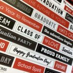 Grad Sticker HATS OFF GRADUATION Wordbits Stickers 25pc - Image 2