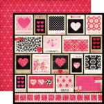 Echo Park LOVE STORY 12”x12” 13pc COLLECTION KIT - Image 6