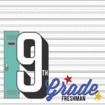 9th GRADE YEAR DS 12"X12" Scrapbook Paper - Image 2