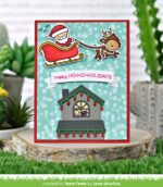 Lawn Fawn HO HO HOLIDAYS Clear Stamp & Die Set - Image 5