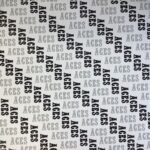 Initial Scramble ACES BLACK GRAY 12X12 Scrapbook Paper - Image 3