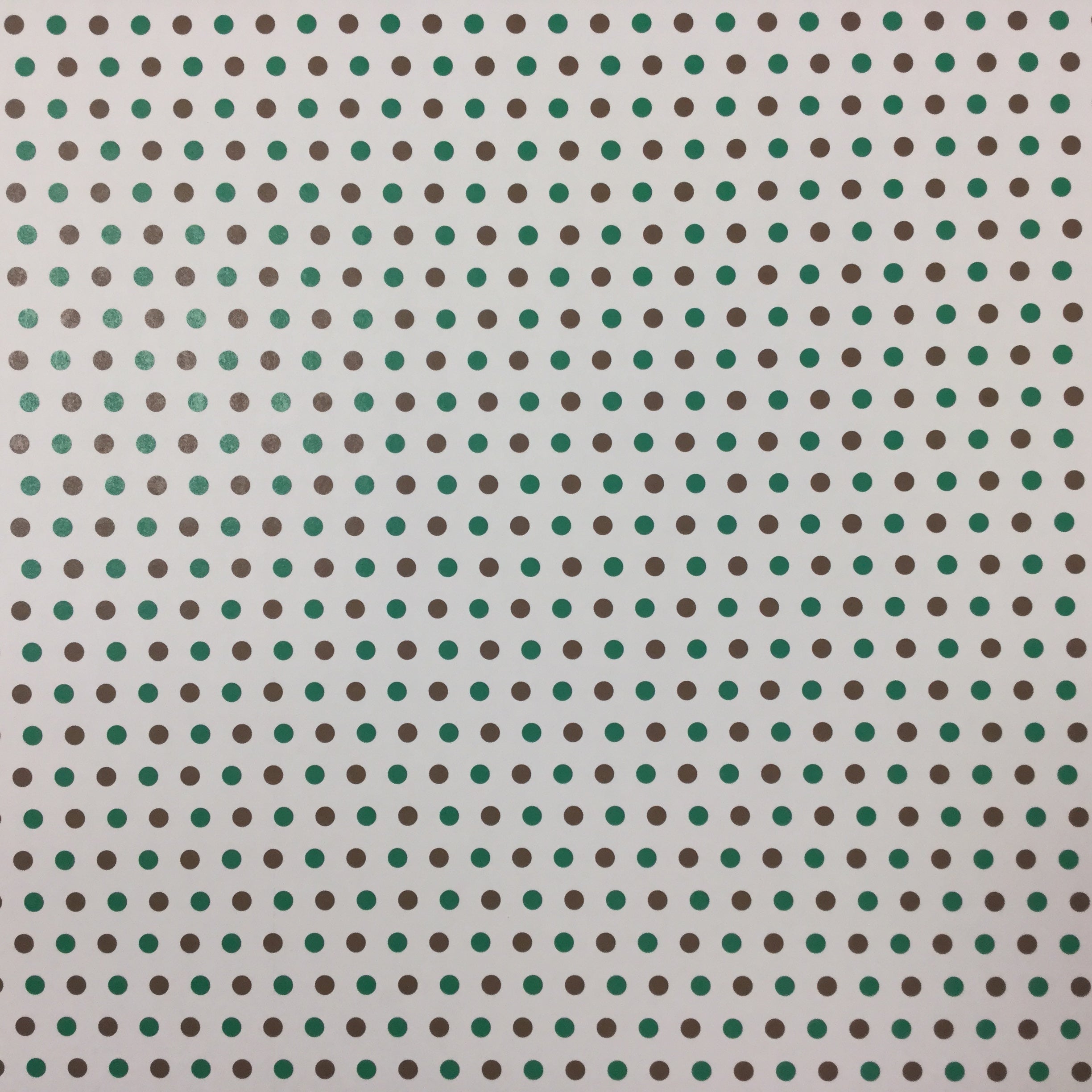 2CDDA261-5B1D-4494-BC5A-B21EE0FEBA01.jpg Scrapbook Customs Mini Dots GREEN & BROWN 12X12 Scrapbook Paper - Image 1