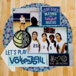 Reminisce LET’S PLAY VOLLEYBALL 12"X12" DieCut Stickers 18pc - Image 2