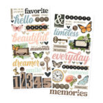 Simple Stories SIMPLE VINTAGE JUNK DRAWER Foam Stickers 72pc - Image 2