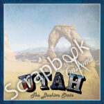 Scrapbook Customs UTAH SCRAPBOOK KIT Papers and Stickers 9pc - Image 8