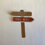 DieCut HIKING SIGN POST Forest Lake Mountain Waterfall Canyon Die Cuts - Image 15