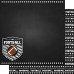 Scrapbook Customs GRID IRON FOOTBALL 2 12"X12" Scrapbook Kit - Image 4