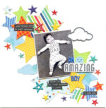 Pebbles COOL BOY 12”X12” Paper Pad 24 Sheets - Image 5
