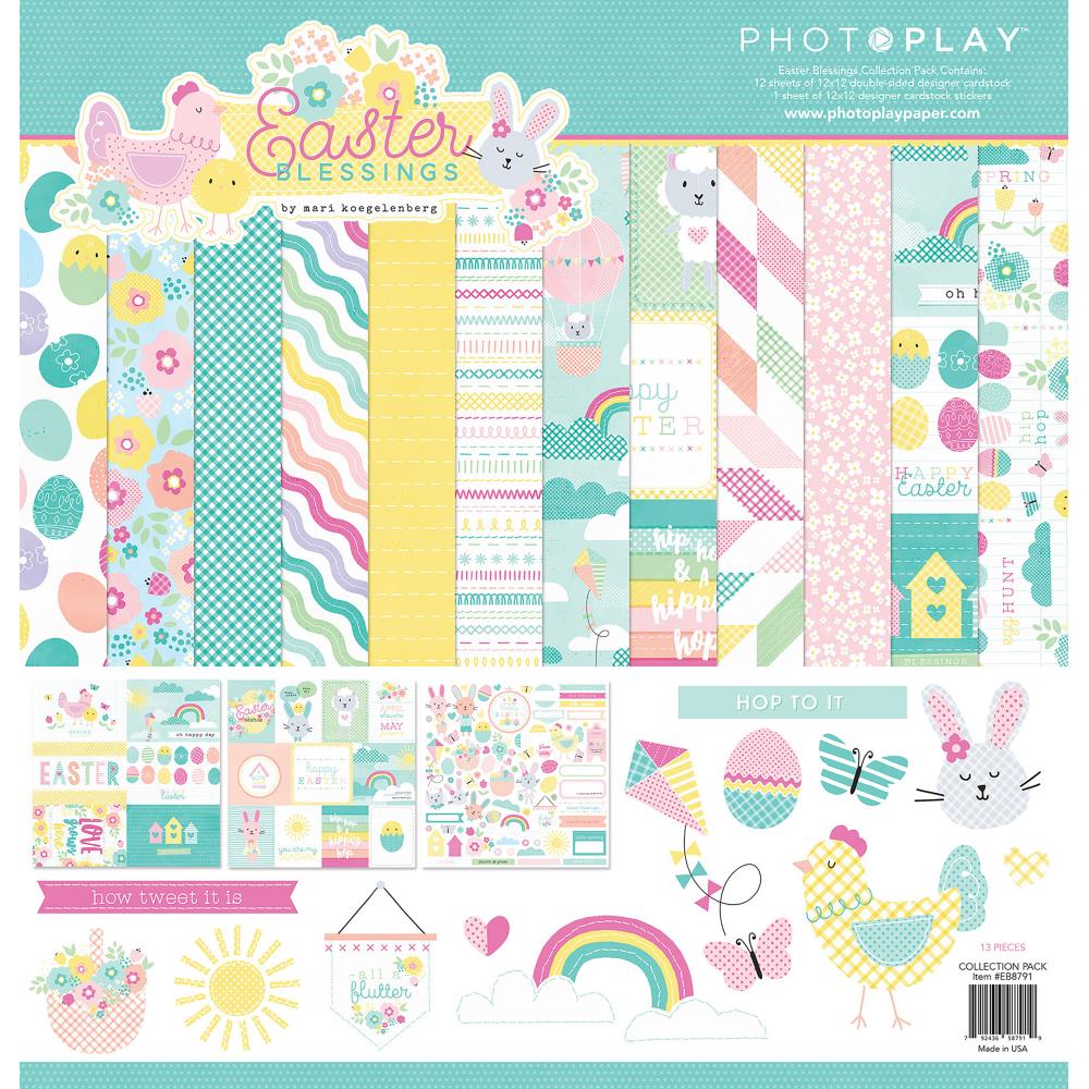 2EE5F302-2BC0-41FE-9683-74540E56EEC4.jpeg Photoplay EASTER BLESSINGS 12X12 Paper Collection Pack - Image 1
