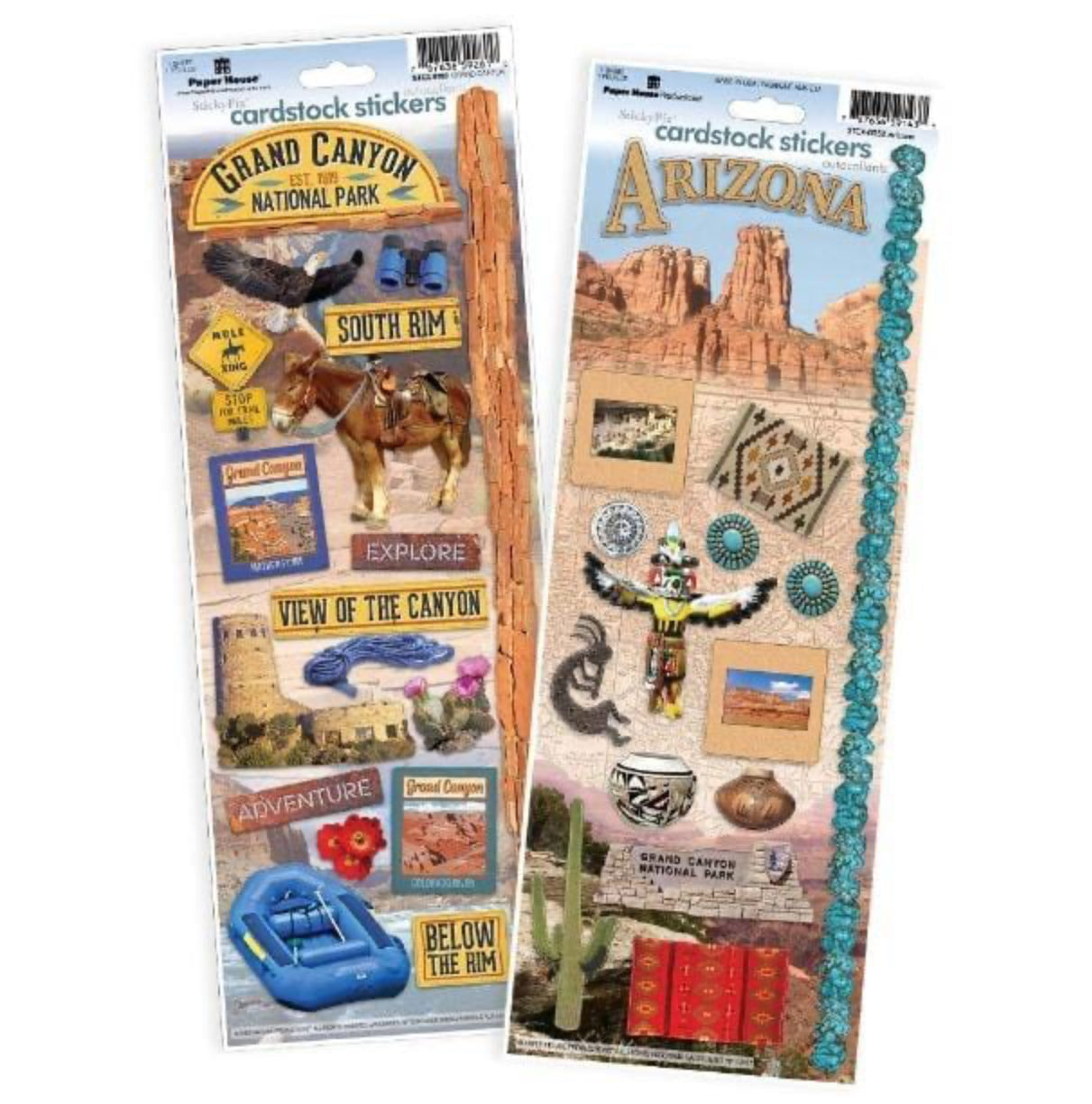 2FC523C0-435A-4B98-B5FB-BCCD4E4337D8.jpg Paper House GRAND CANYON Value Pack Stickers 2Sheets - Image 1