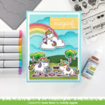 Lawn Cuts PUFFY CLOUD BACKDROP PORTRAIT Custom Craft Die - Image 4