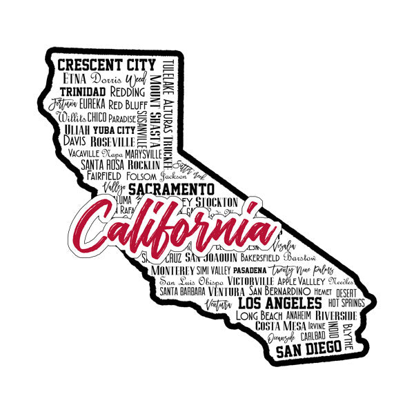 303D5606-0B97-4E8F-980F-D56F0C0764CC.jpeg Scrapbook Customs CALIFORNIA STATE SIGHTS Travel Laser Cuts - Image 1