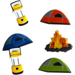 Eyelet Outlet CAMPING Brads 12pc Fire Tent - Image 2