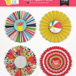 Echo Park Summer Fun MINI PAPER FANS 4pc