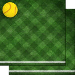 SOFTBALL & FIELD 12X12 5pc Kit Scrapbook Customs Sports - Image 5