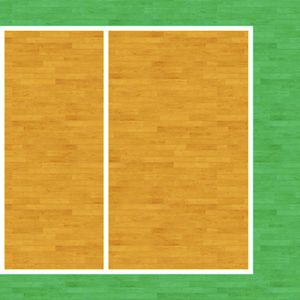 315A25CE-7B93-410B-B47E-4C5E7F60AE7E.jpg VOLLEYBALL COURT RIGHT 12"X12" Scrapbook Customs Paper - Image 1