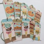 Tags & Ephemera 10pc ICE CREAM & CAKE TAGS - Image 2