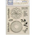 Stamperia Dewdrops HABIT TRACKER Clear Stamps 9pc