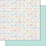 Scrapbook Customs FAMILY PRIDE 12"X12" Scrapbook Paper - Image 37