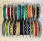 Creative 1/2" POLKA DOT RIBBON Trim 1 yard yd