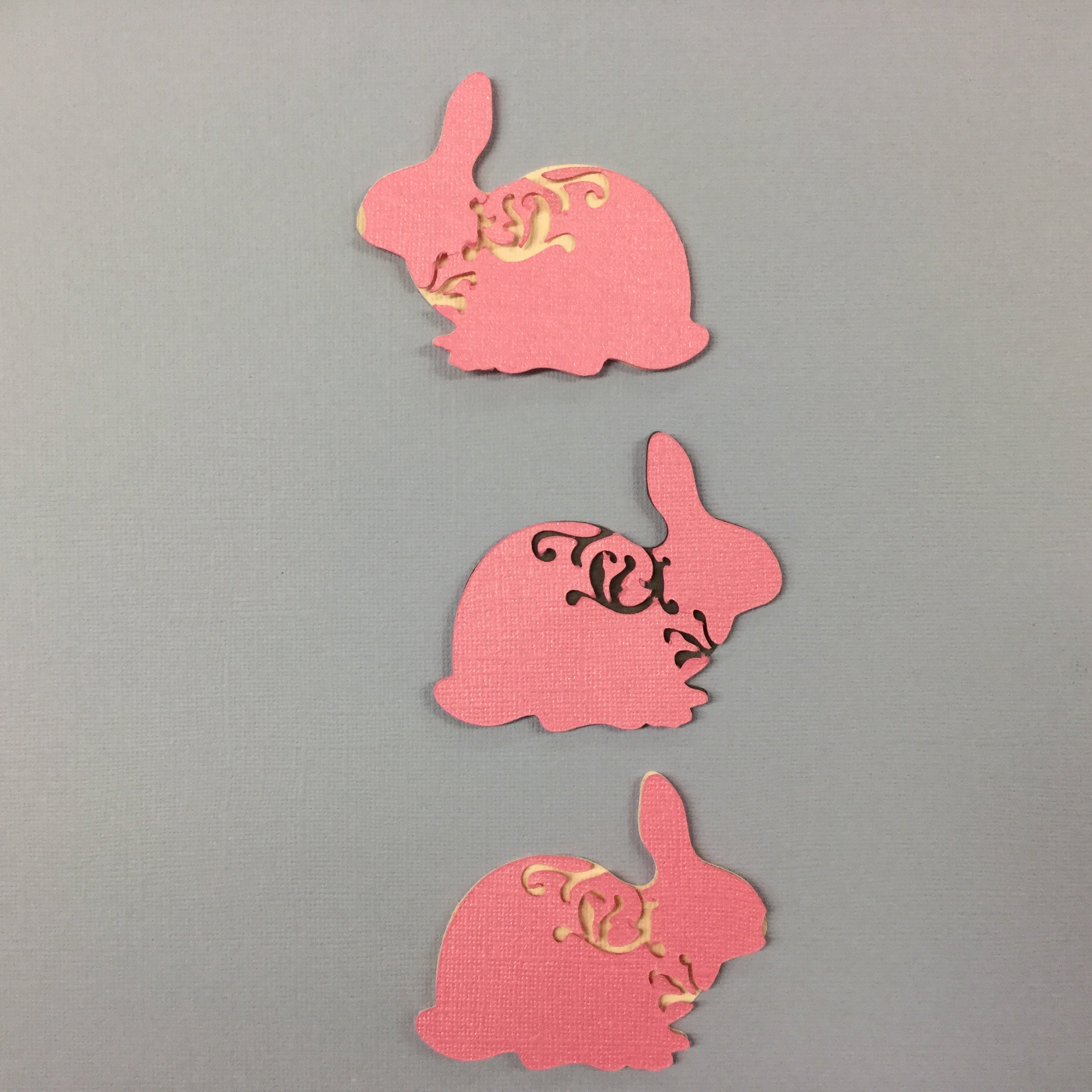 3338F04A-FD9E-4AC6-926B-5A8E752BF37C.jpeg RABBITS Custom Scrapbook Die Cuts - Image 1