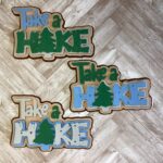 TAKE A HIKE Camping Scrapbook Die Cut Embellishment - Image 7