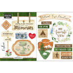 PETRIFIED FOREST KIT Papers and Stickers 5pc National Park Arizona - Image 8