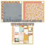 Simple Stories SAY CHEESE CLASSIC POOH 12X12 Scrapbook Paper