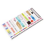 Thickers Vicki Boutin ESCAPE THE ORDINARY Gold Foil Chipboard Phrase Stickers - Image 3