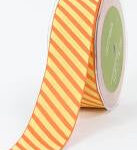 May Arts 1.5” Grosgrain Diagonal STRIPED RIBBON 1 yard