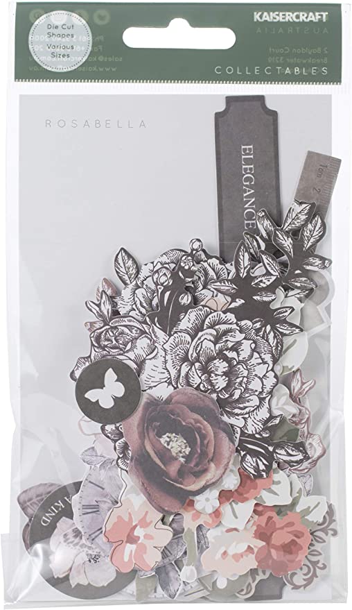 3497134C-34D3-40B1-8F1A-8DA2021A0CC6.jpg Kaisercraft ROSABELLA Collectables DieCuts 50pc - Image 1