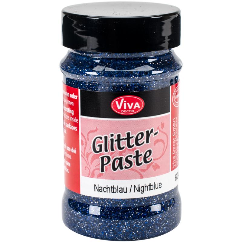 34A2809D-9DD1-40D1-B776-1A22968F8ED6.jpg Viva Decor NIGHTBLUE Glitter Paste 90ml - Image 1
