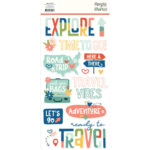 Simple Stories PACK YOUR BAGS Foam Stickers 28pc - Image 2