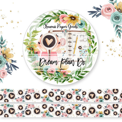 34F080CF-4C67-4469-9634-FD65F332D1A0.jpg Memory Place DREAM PLAN DO Washi Tape - Image 1