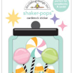 Doodlebug Sweet & Spooky Shaker-Pops SWEET TREATS Stickers 4pc