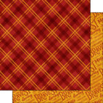 Wizarding World PLAID WORDS DS 12”x12” Scrapbook Customs Harry Paper - Image 3