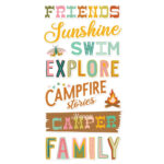 Simple Stories TRAIL MIX FOAM STICKERS 18pc - Image 2