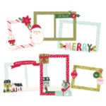 Simple Stories HOLLY DAYS Chipboard Frames 6pc.