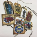 Tags & Ephemera 7pc VINTAGE CHEVY TRUCKS & CARS SetA - Image 2