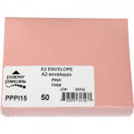Paper Pieces 4.37”X 5.75” A2 Envelopes 50pc. PINK