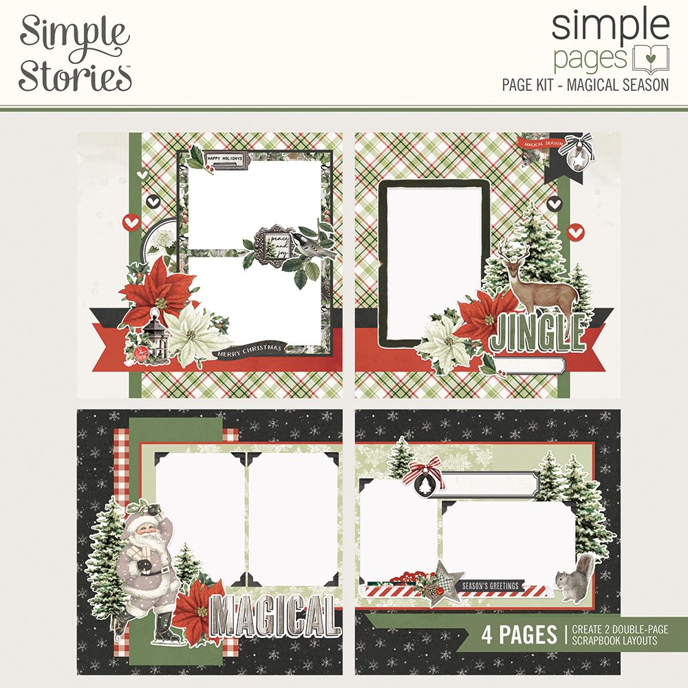 3755A71F-55A3-4F15-8F30-C34551636DA1.jpg Simple Stories Simple Pages MAGICAL SEASON Page Kit - Image 1