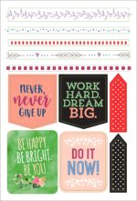 Peter Pauper Planner Stickers SHE BELIEVED SHE COULD Essentials - Image 10