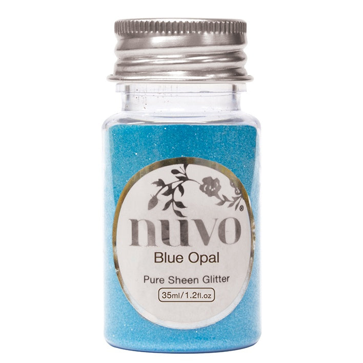 379803PK.jpg Nuvo Pure Sheen Glitter BLUE OPAL Bottle - Image 1